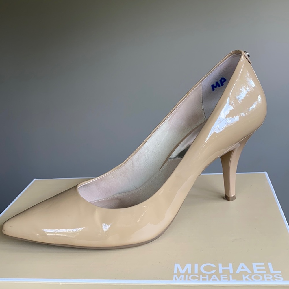 Beautiful Patent Nude Michael Kors Heels